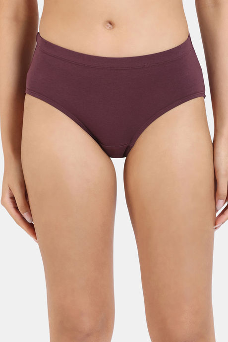 Zivame Anti-Microbial Medium Rise Full Coverage Hipster Panty (Pack of 5) - Multicolor — image 10